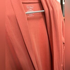 L.L. bean Pima cotton cardigan with pockets.